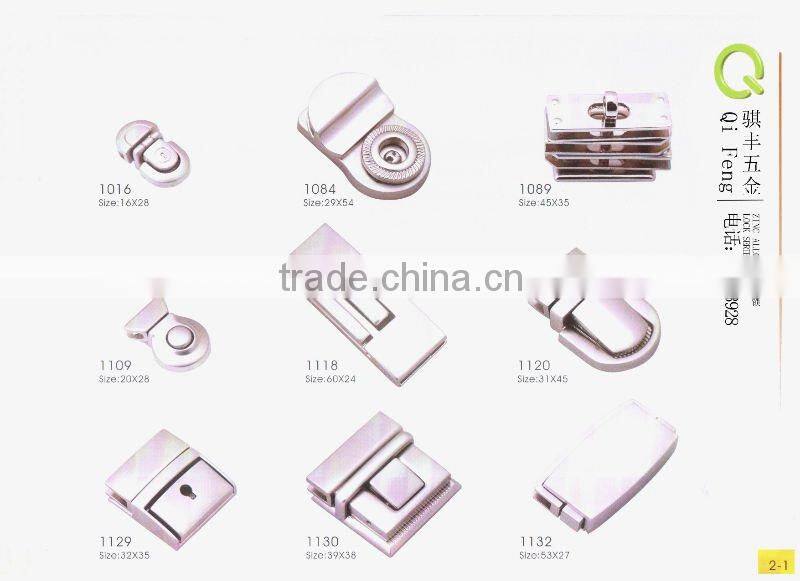 hardware for handbags decorative lock foldable bag hook cam lock