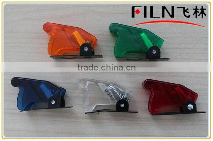 FILN Blue Auto Toggle Switch Aircraft Transparent Cover