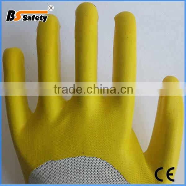 BSSAFETY 3/4 nitrile coated oil resistant industrial working gloves