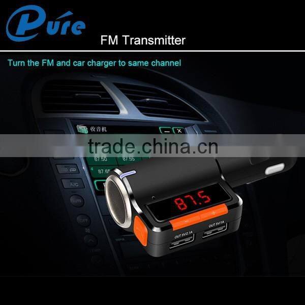 Mini Bluetooth Car Adapter FM Radio Broadcast Transmitter FM Fashion Design Hands-free Smartphone Device Cheap