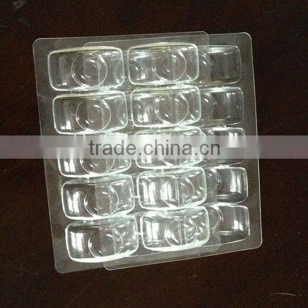 10 pc packs hot sale clear plastic macaron container