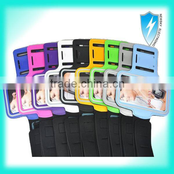 Facotry Neoprene sports phone armband for Samsung S5