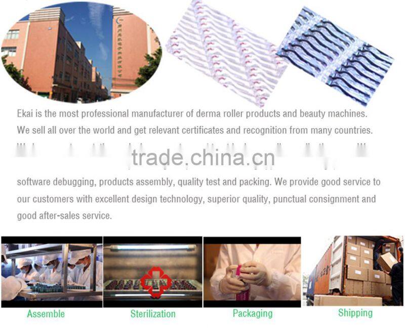 2016 Newest 4 in 1 derma roller 300 720 1200 needles stainless micro needle therapy derma roller dermaroller anti wrinkle creme