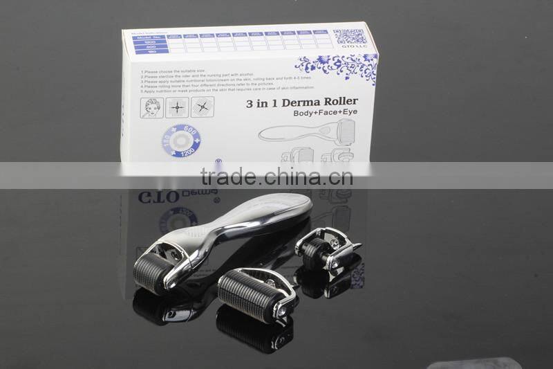 2015 newest 180/600/1200 pins microneedle skin roller