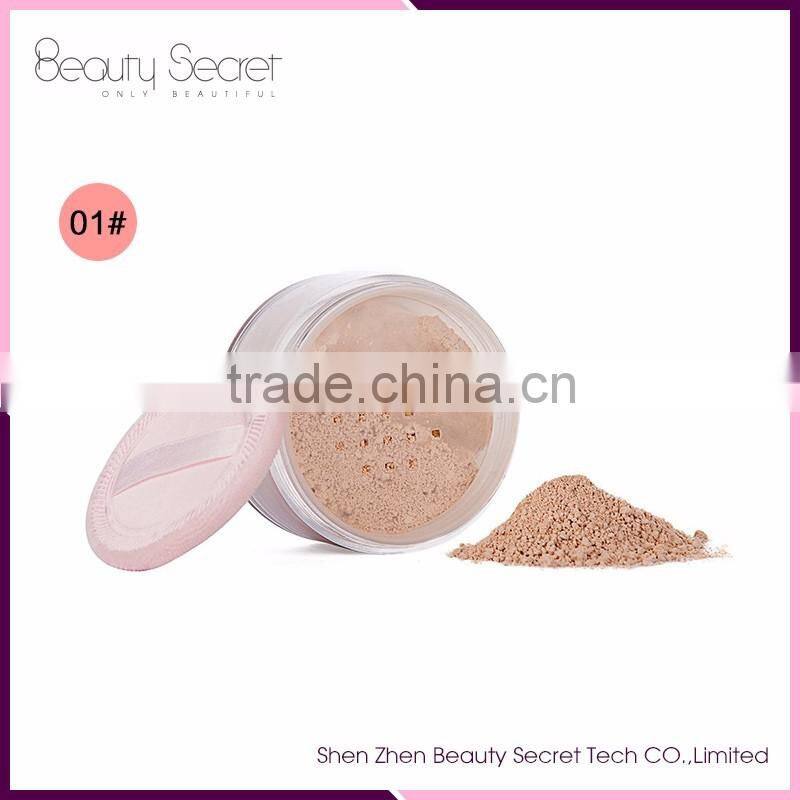 Matte Makeup Loose Powder 6color Jar packing