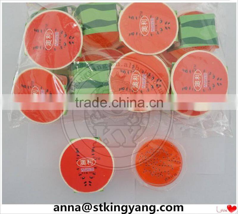 New Style Watermelon Fruity Jelly Pudding Cup