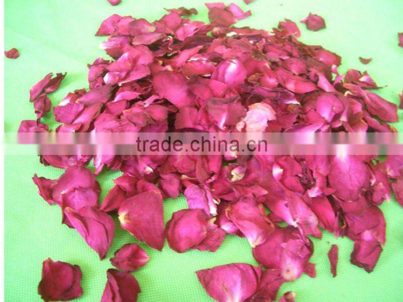 dried rose petals