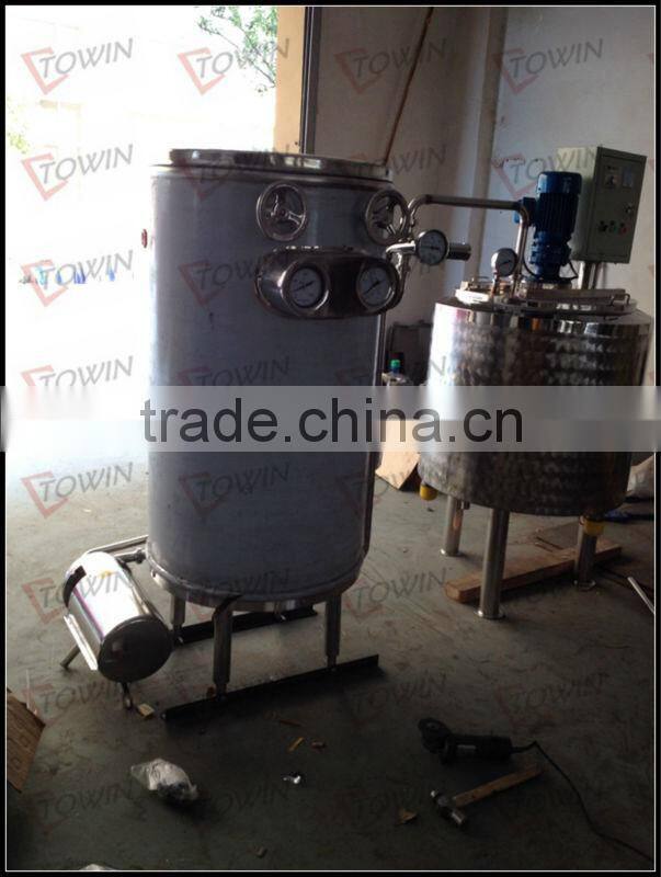 UHT Sterilizer with mixer tank and pump