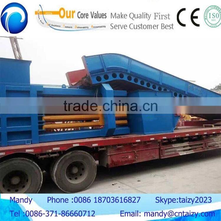 Factory sale price sawdus wood shavings press baler machine