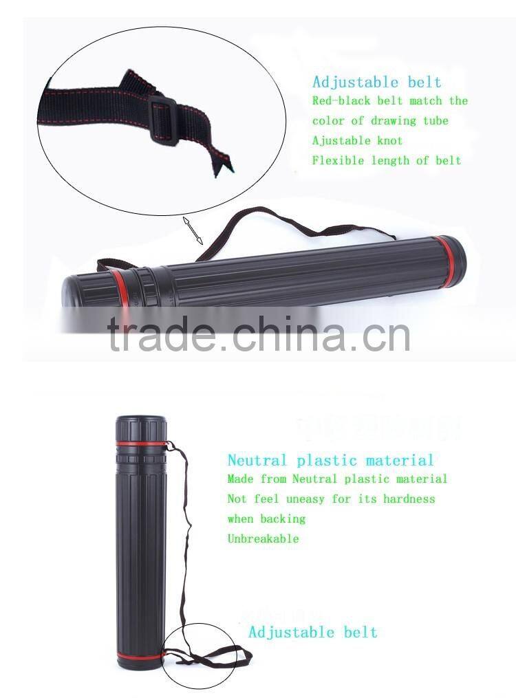 Artist plastic drawing storage tube