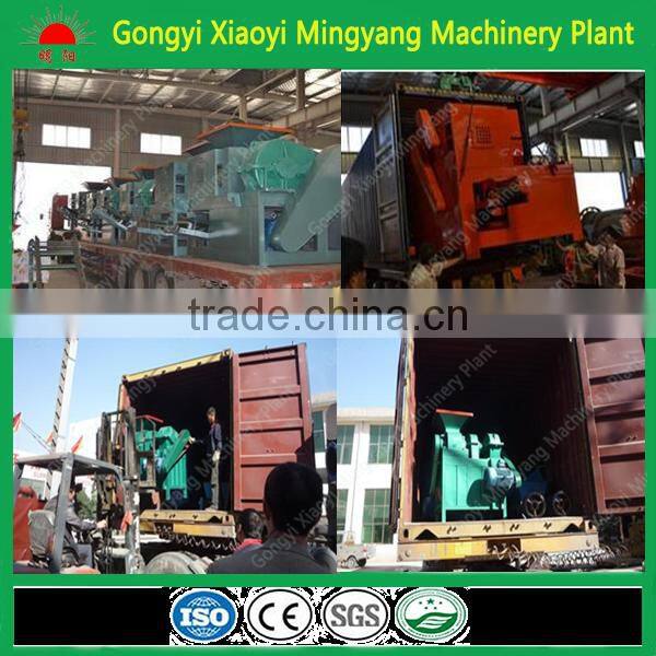 High efficiency Ball shape sugarcane bagasse charcoal straw briquette press machine price