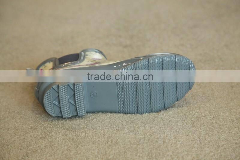 Ladies Waterproof Ankle Rubber Rainshoes