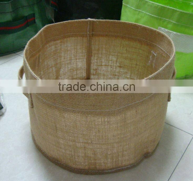 hessian jute pop up bag