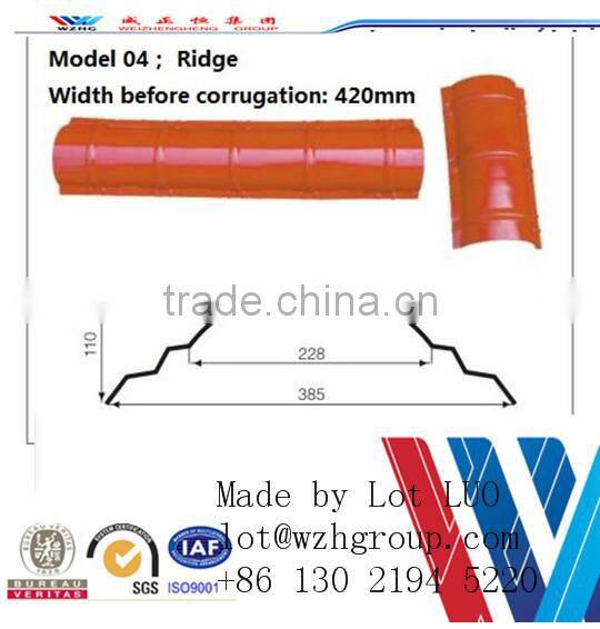 Free samples roof tin caps color steel sheet ridge caps steel ridge