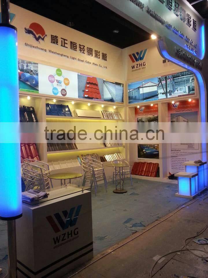 durable light steel structure of greenhouse,garage,mobile house