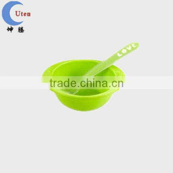 colorful baby silicone feeding spoon
