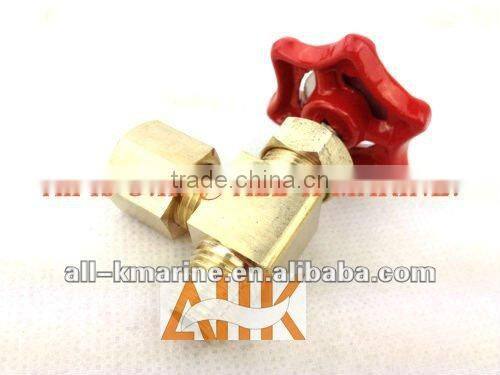 Brass Needle Angle Valves with Ring Joint Nut at Qutlet