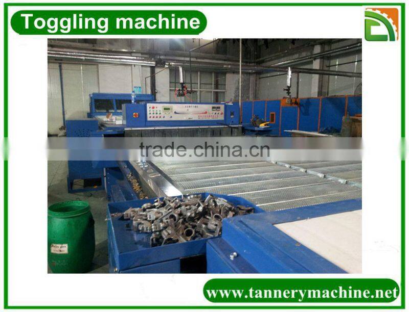 4m auto stretch leather toggling drying machine supplier