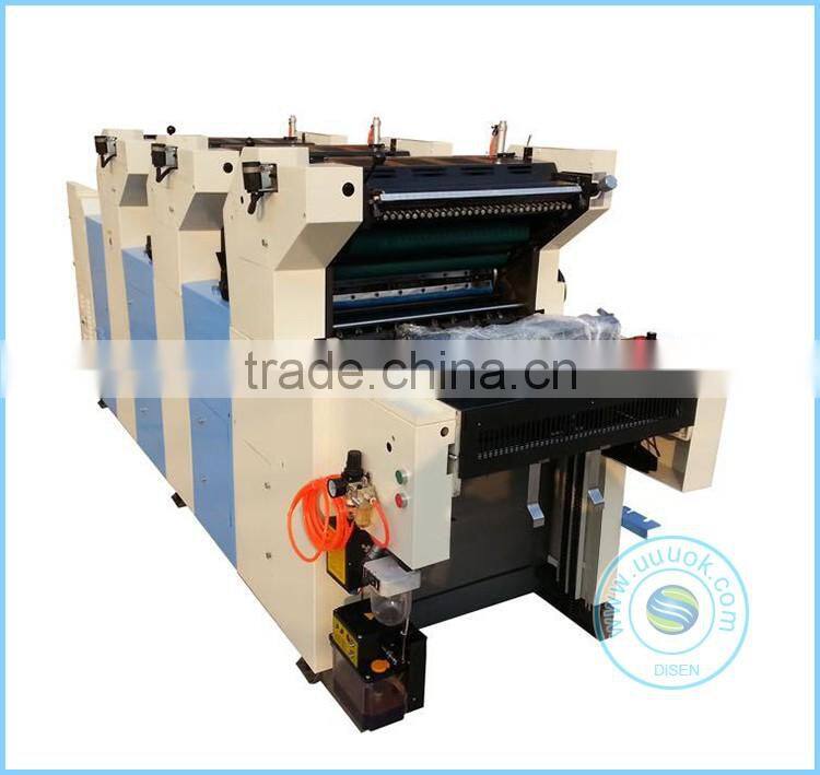 Digital control industrial 3 color offset printing machine for sale