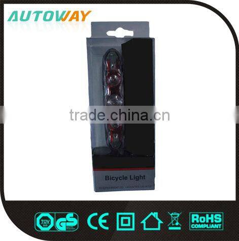 Super Bright 5 LEDs Bicycle Rear Light