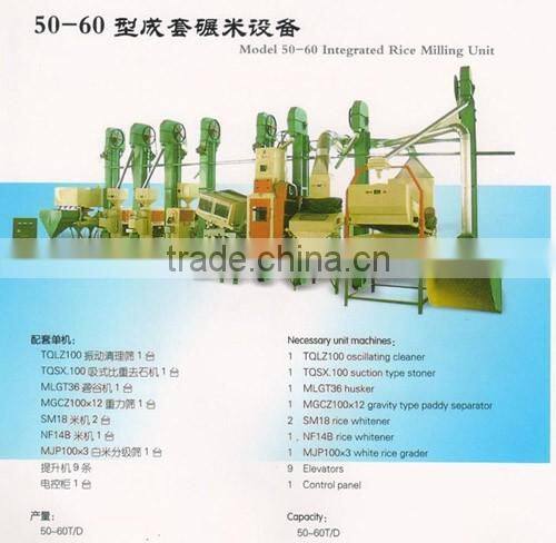 Rice processing machinery