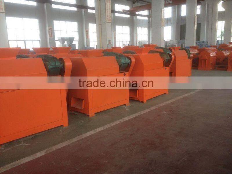 Double roller extrusion granulator machine for inorganic fertilizer