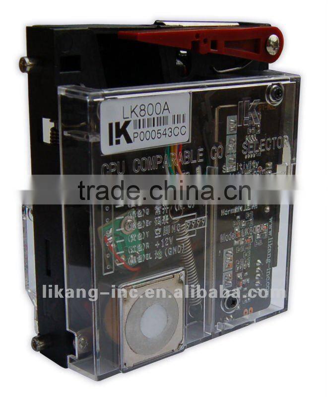 LK800A+ Hot sale Electronic vertical type coin acceptor for electronic roulette
