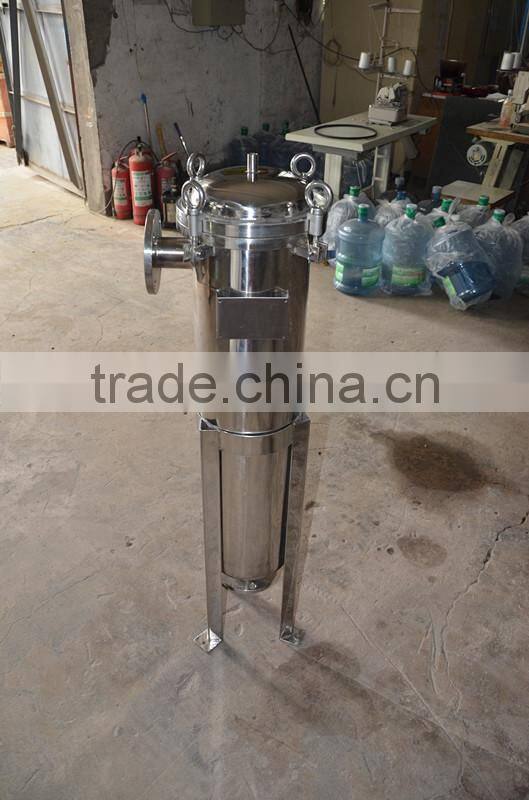 Fridge water filter,new design easy operation single bag filter separator for sale