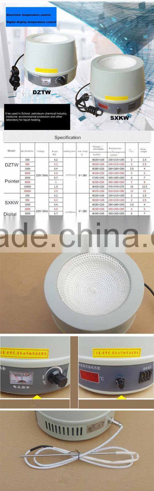 Lab Electrical Heating Mantle With Stirring Mantle Heater