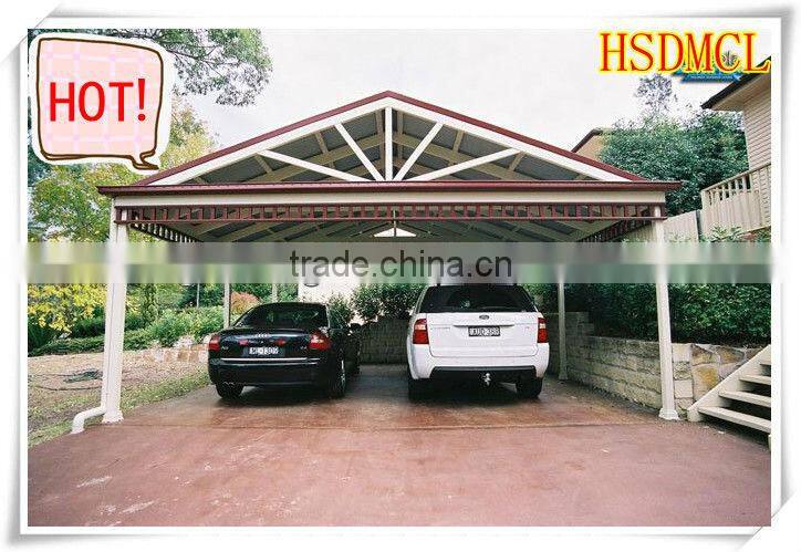 China steel prefab garage carport building for sale