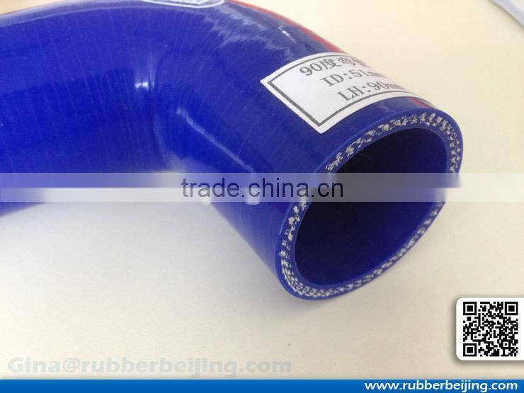 Polyester/nomex reinforced straight silicone hose