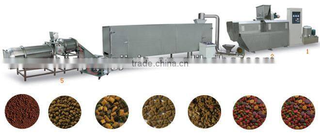 high quality inflated pet feed food making machine,dog feed food production line