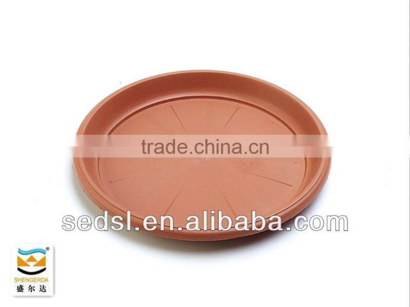 Different specifications terracotta round plastic flower pot saucers