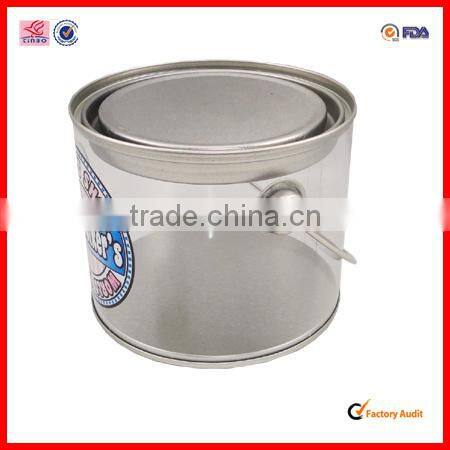 clear plastic container with handle