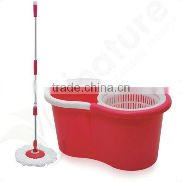 magic spin mop with ultra absorbent microfiber head