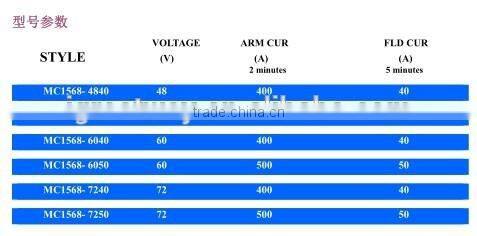 60v 500a separately excited dc motor speed controller MC1568-6050