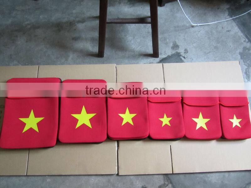 Neoprene flat panel computer bag