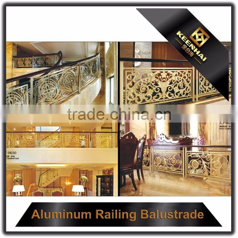 European Design Floor Standing Aluminum Railings for Outdoor Stairs