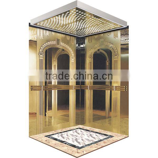Professional Stainless Steel Interior Elevator Cabin Decoration