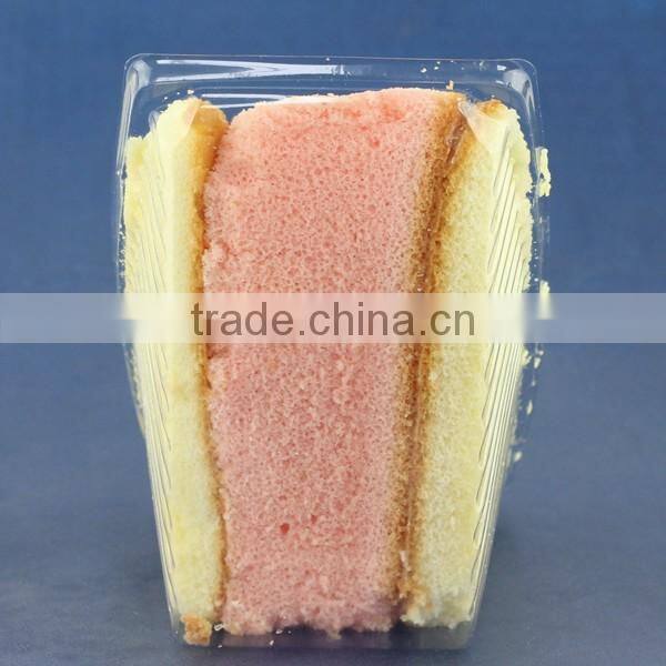 PET/PP disposable transparent sandwich/cake plastic food container/box/packaging NTPC- 089B