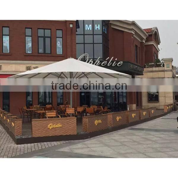 FO-366 Modern style rectangle fiberglass flower pot