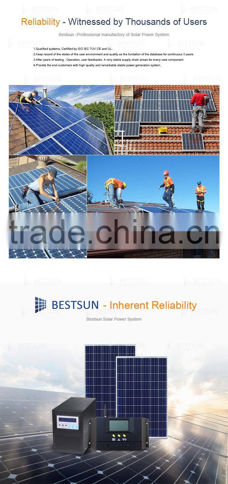 BESTSUN 500w Complete grid tie solar power system 8kw/solar energy/solar generator