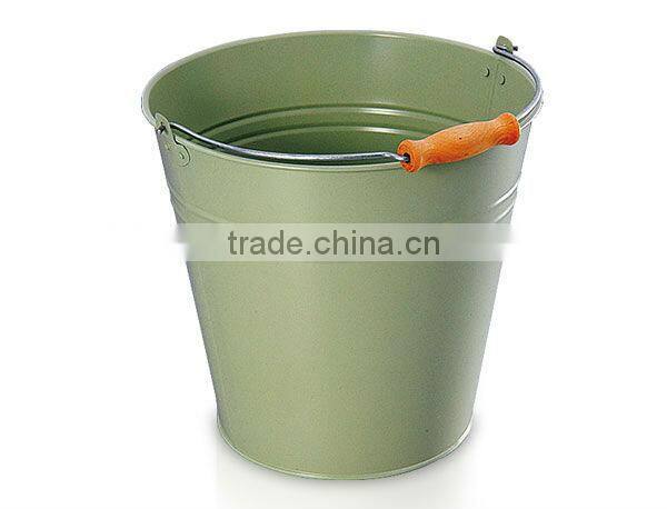 Galvanized steel flower bucket pots wholesale