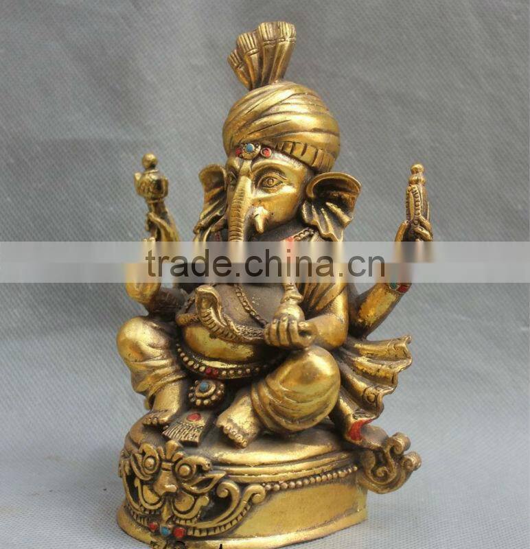 Casting Home Decoration Bronze Ganesha Statue