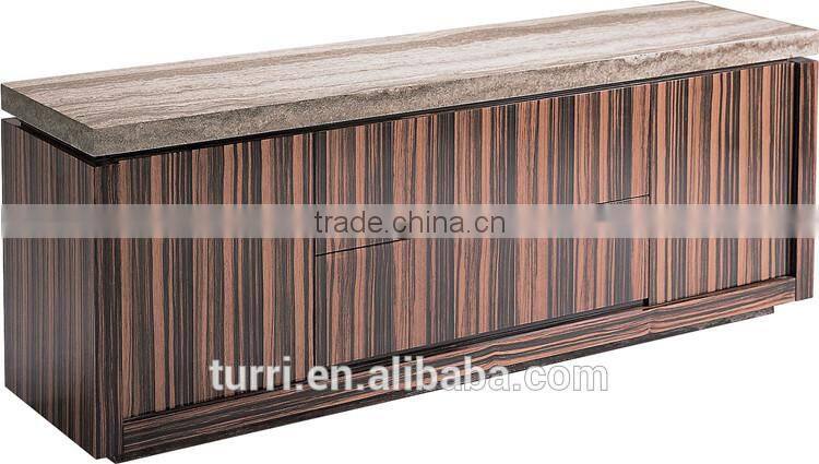 modern marble top and MDF sideboard buffet for home furniture