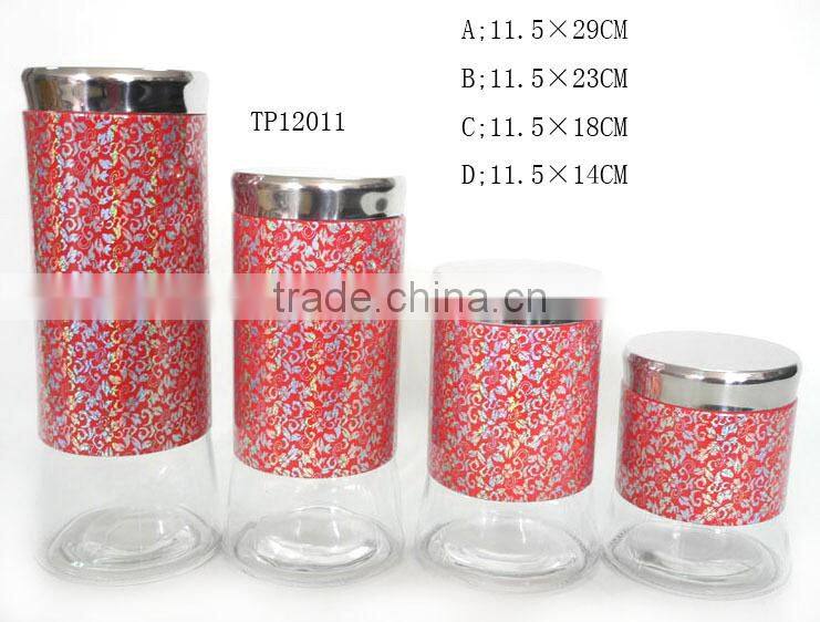 black big bottom plastic spraying cylinder glass pots for seasonings