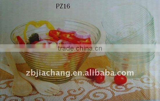 very large clear glass bowls for fruit salad