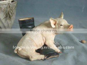 World best selling products pig shaped resin decoration
