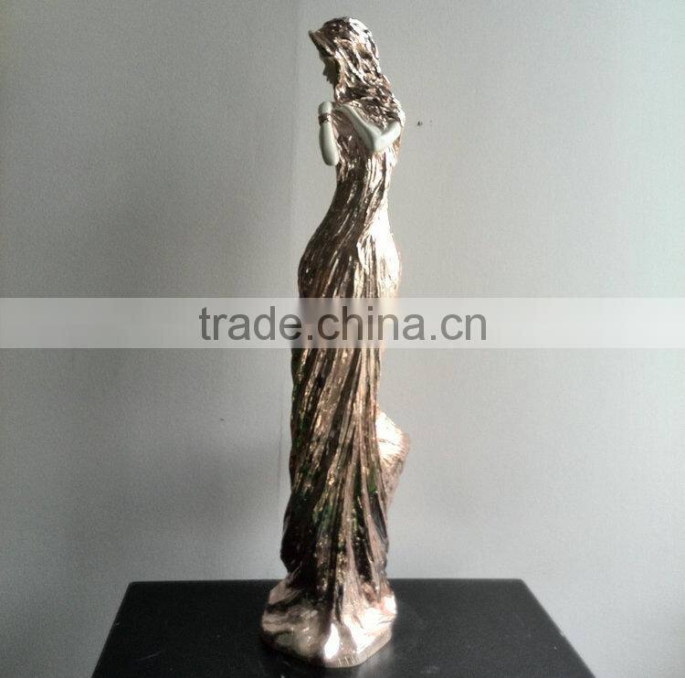 Polyresin gril sculpture
