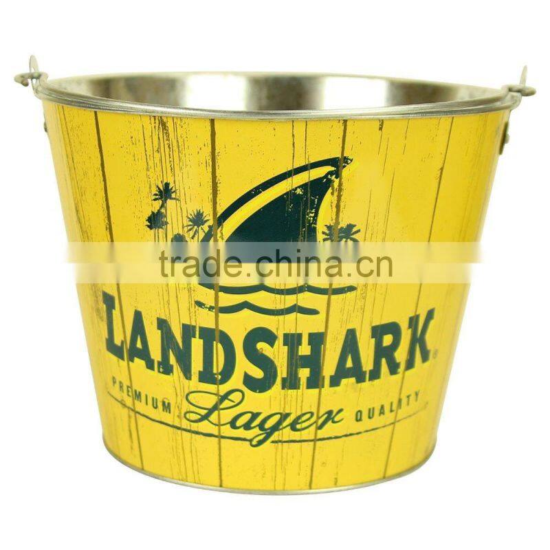 Multi-Colour Mini Metal Plain / Heart Wedding Party Christening Favour Gift Pails Tin Buckets